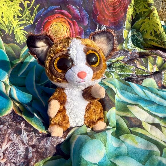 Ty Beanie Boo Binky Bush Baby – Regular Size, EUC, Glitter Eyes - Picture 3 of 6